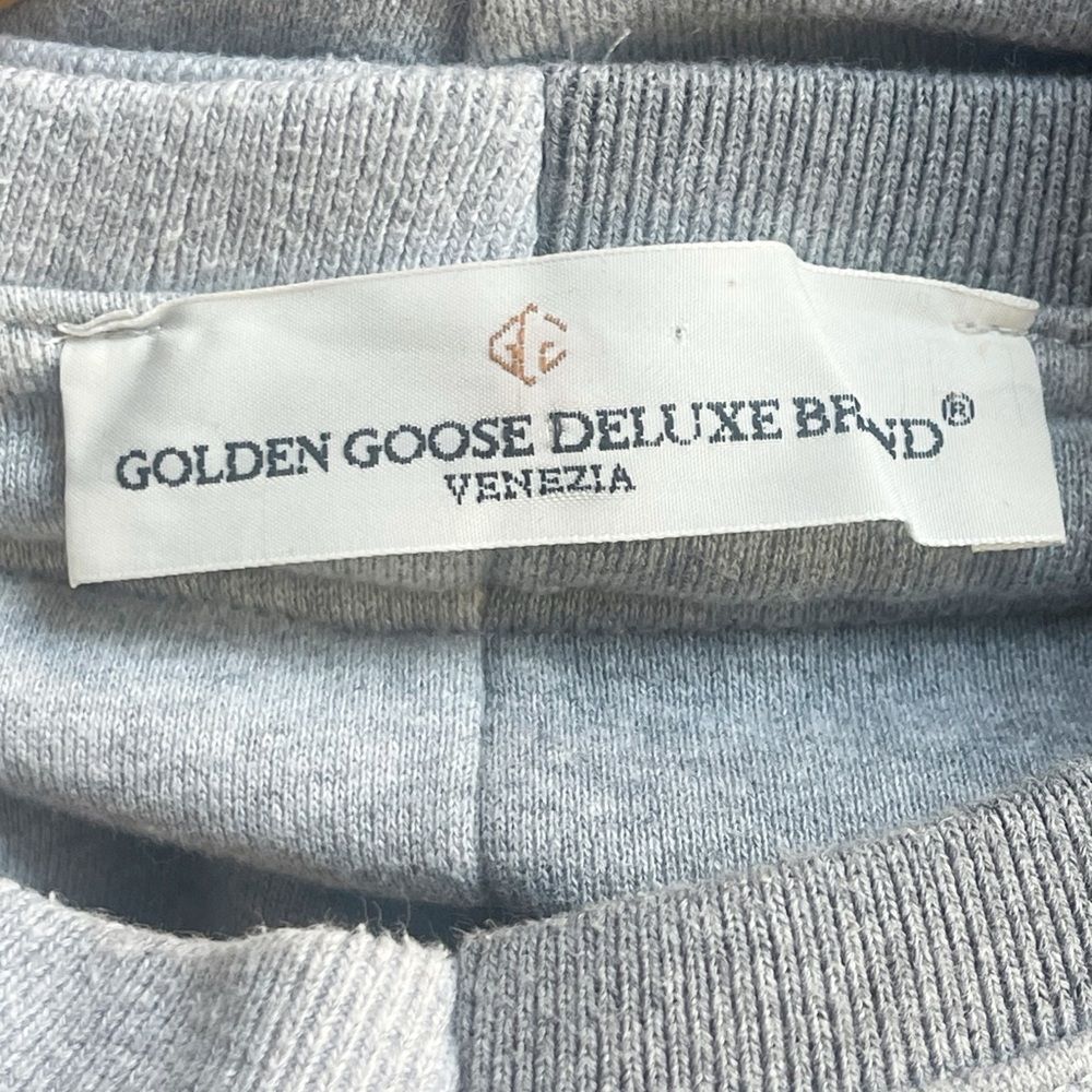 Golden Goose Distressed Gray Two-Tone Hoodie sweatshirt One of a Kind - Picture 9 of 11